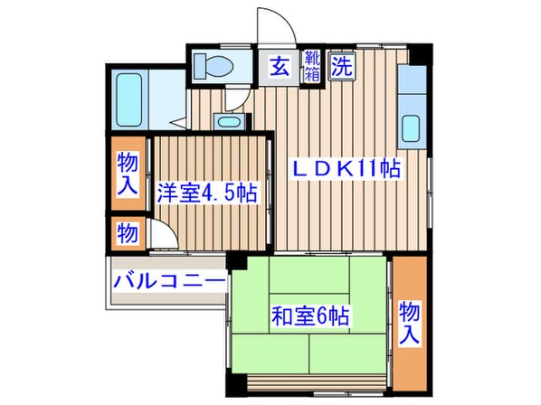 メゾンディケムの物件間取画像